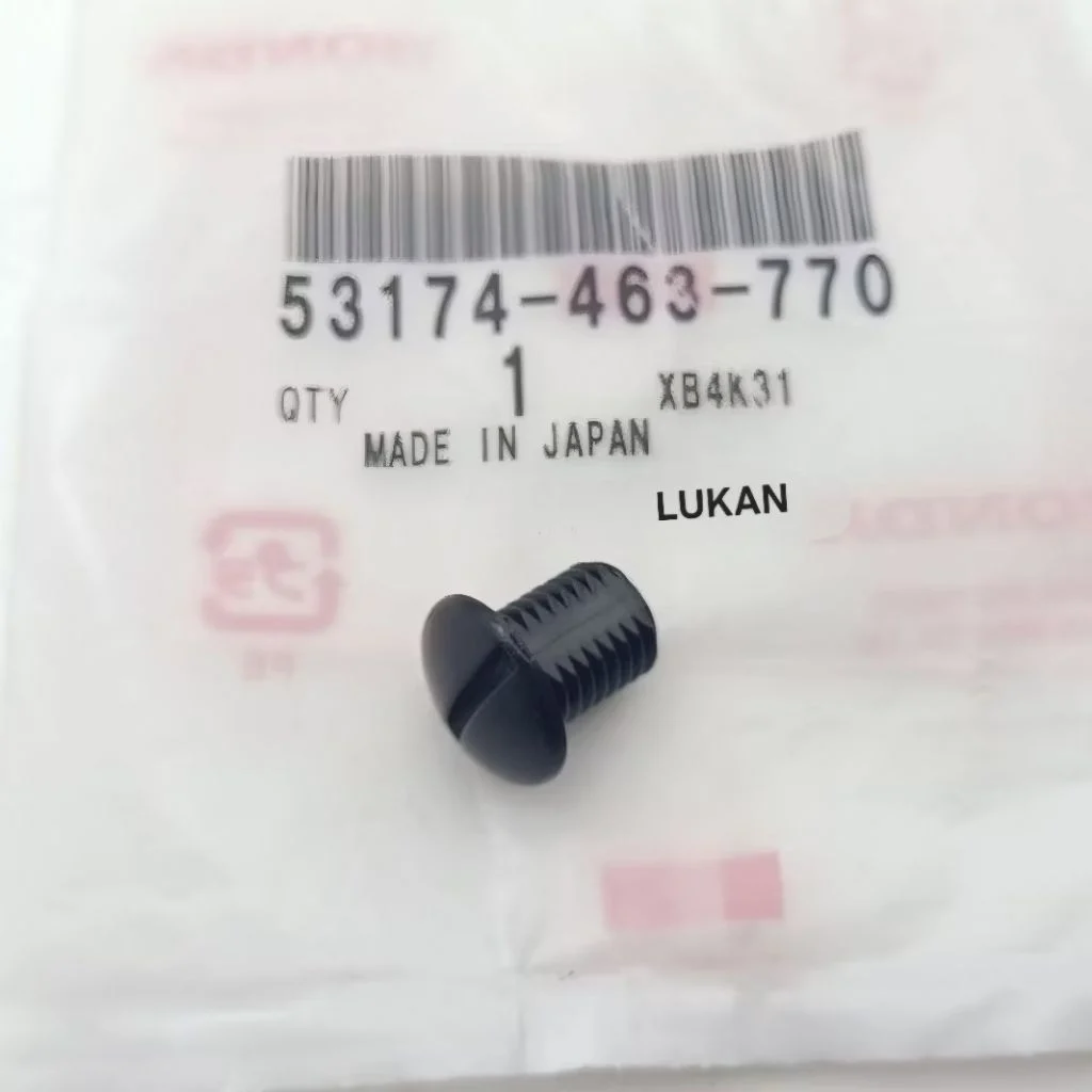 Ốc nhựa nút bịt lỗ chân gương xe CUB zin Honda 53174-463-770 - Ảnh 3