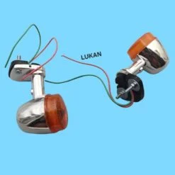 Cặp đèn xi nhan sau xe CUB 78, 81, 82, 86.... mẫu tròn nhỏ