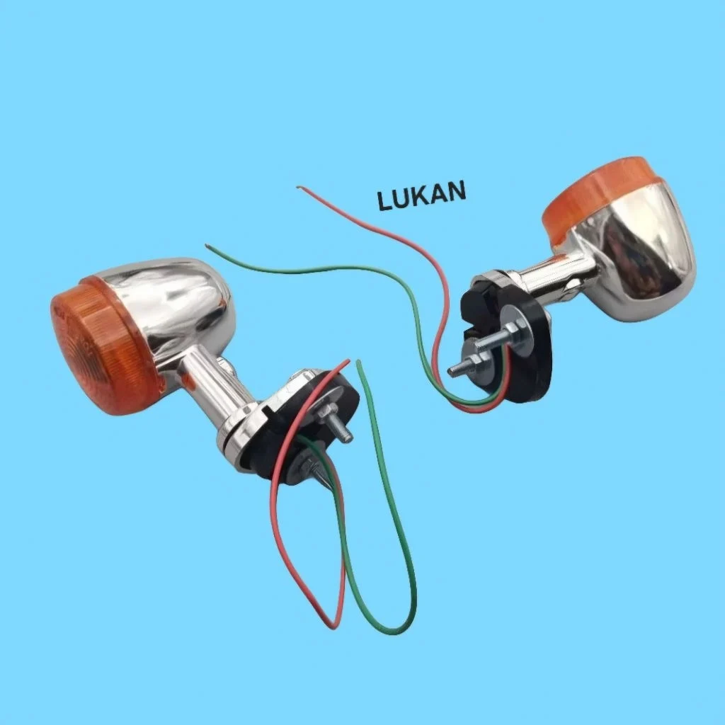 Cặp đèn xi nhan sau xe CUB 78, 81, 82, 86.... mẫu tròn nhỏ - Ảnh 2