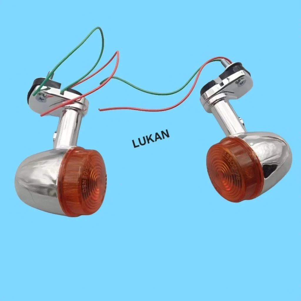 Cặp đèn xi nhan sau xe CUB 78, 81, 82, 86.... mẫu tròn nhỏ - Ảnh 4