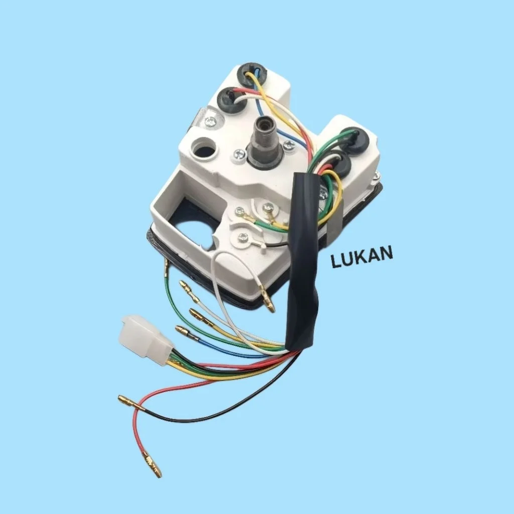 Cụm đồng hồ công tơ mét xe CUB 82, 92.... nền đen - Ảnh 3