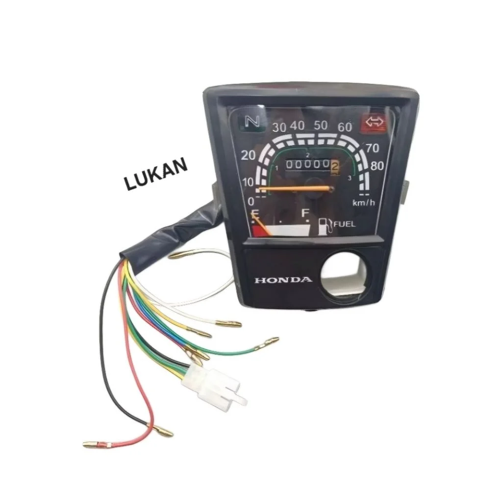 Cụm đồng hồ công tơ mét xe CUB 82, 92.... nền đen - Ảnh 4