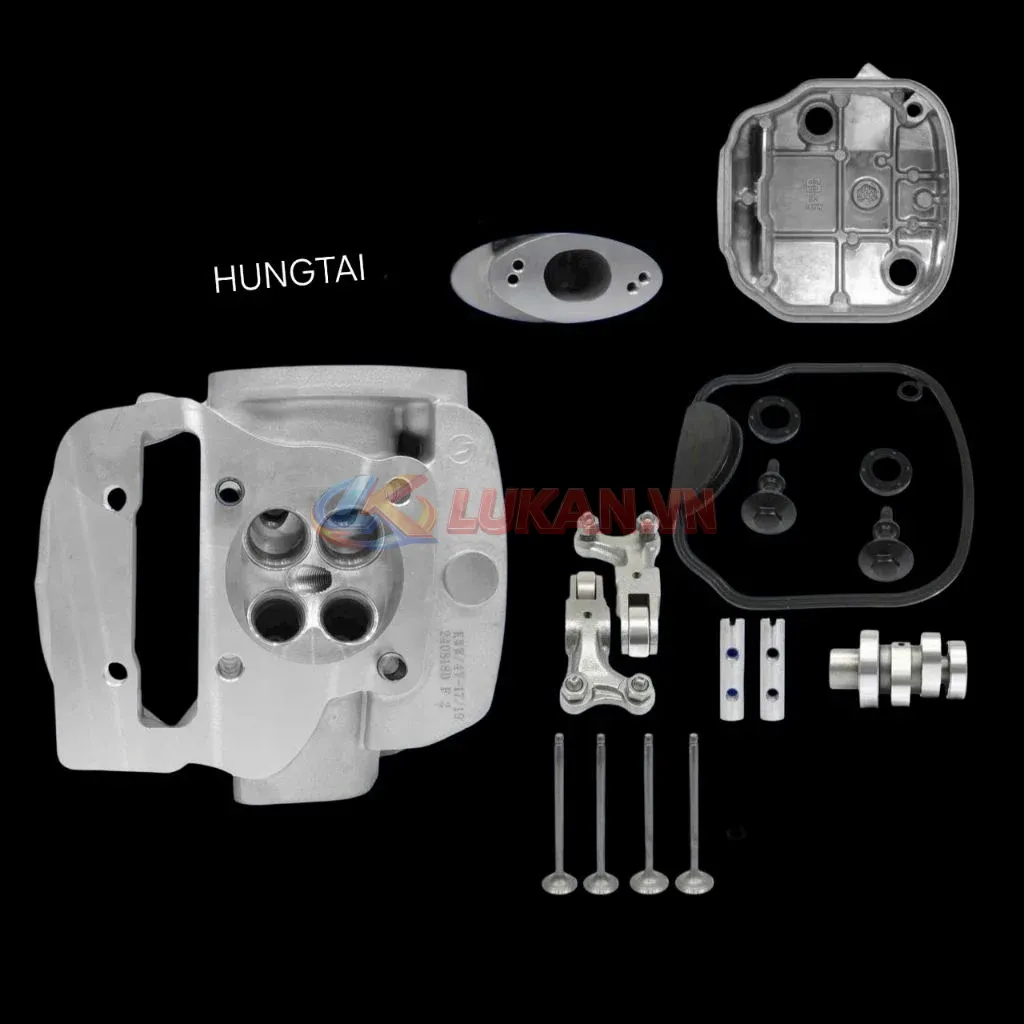 Cụm võ đầu bò quylat 4val WAVE S110, RSX, BLADE, A110.... luôn xupap - Ảnh 2