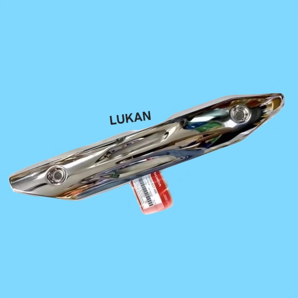 Ốp vĩ che thân pô ống xã xe WAVE BLADE 110 zin Honda 18355-K57-V00