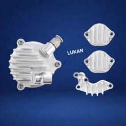 Bộ 4 nắp chụp đầu bò quylat 4 val CNC ipon xe DREAM, WAVE...