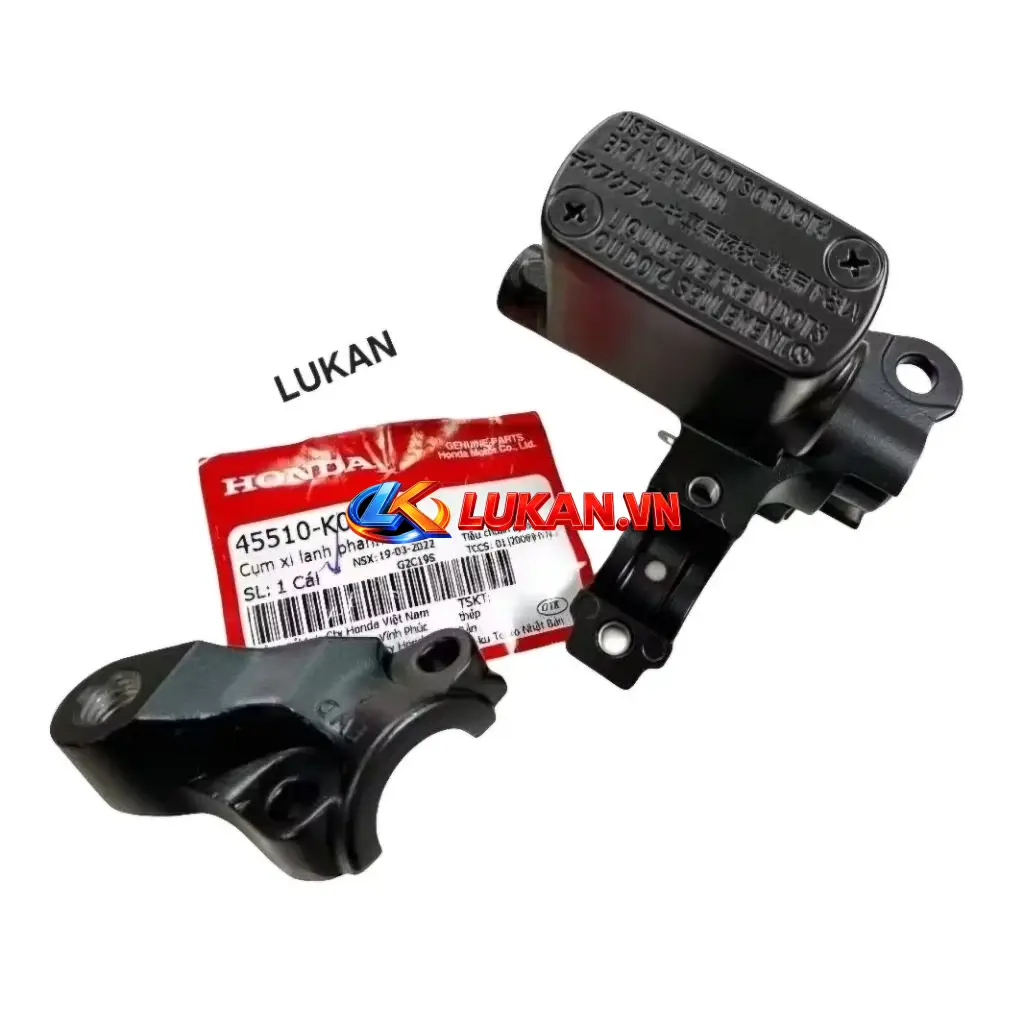 Cùm tay thắng, phanh dầu đĩa trước xe WINNER 150... zin Honda 45510-K03-N01