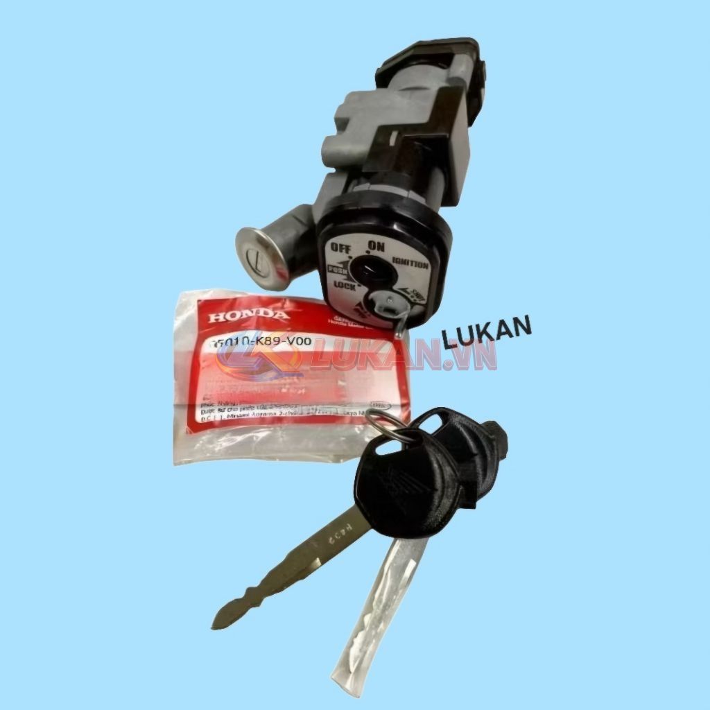 Bộ ổ khóa, công tắc điện WAVE A, ALPHA 110 2017-2026.... zin Honda 35010-K89-V00 - Ảnh 4