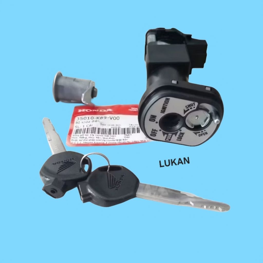 Bộ ổ khóa, công tắc điện WAVE A, ALPHA 110 2017-2026.... zin Honda 35010-K89-V00 - Ảnh 2