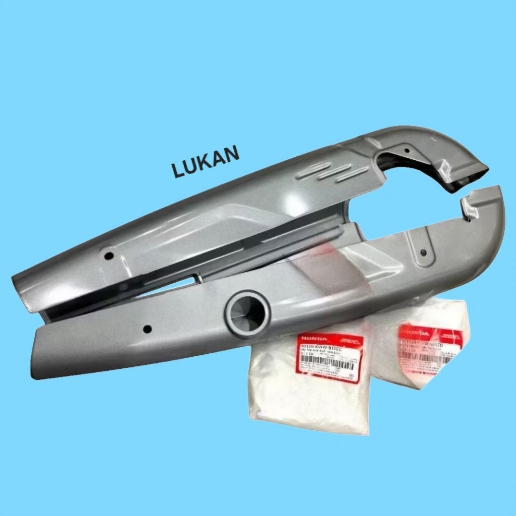 Hộp bọc xích, che sên cacte WAVE S110, RSX, BLADE.... Xám zin Honda - Ảnh 3