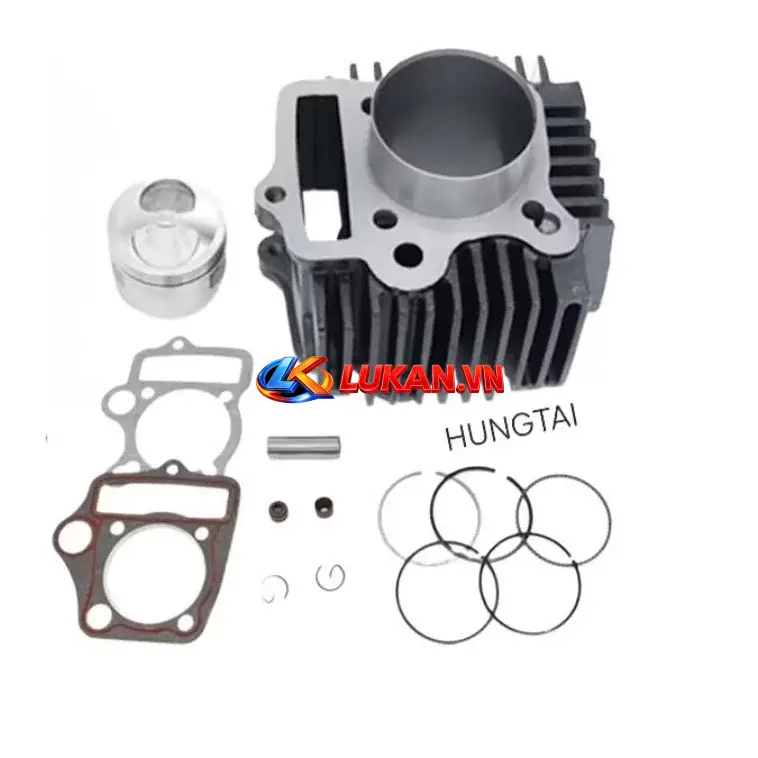 Bộ lòng sắt, hơi xi lanh xe DREAM Thái luôn piston bạc, trái 50, 52, 54mm