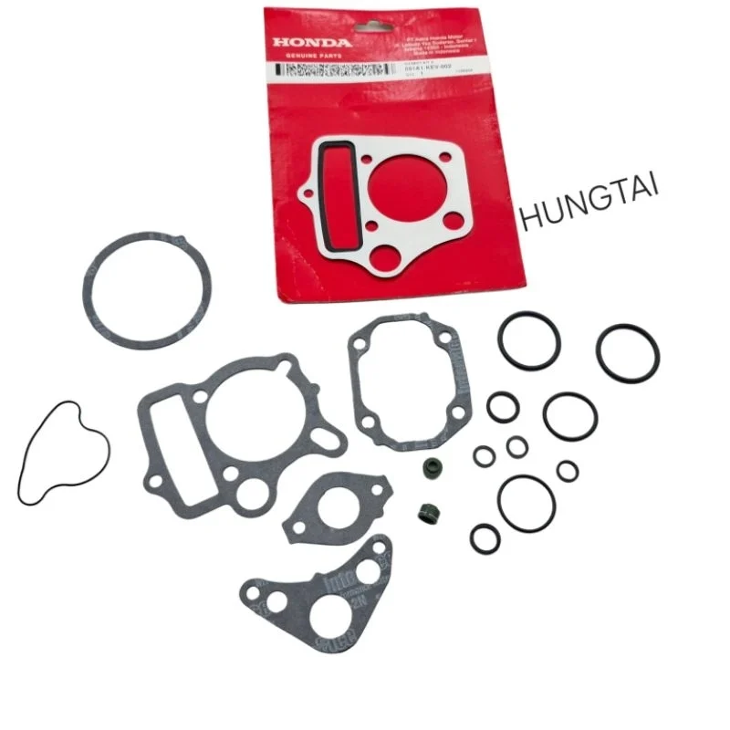 Bộ gioăng, ron đầu lòng quylat xe DREAM Thái đen zin Honda - Ảnh 2