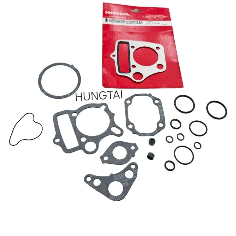Bộ gioăng, ron đầu lòng quylat xe DREAM Thái đen zin Honda - Ảnh 3