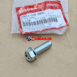 Ốc, bu lông chân phuộc sau dưới FUTURE.... zin Honda 10x30 95801-100-3000