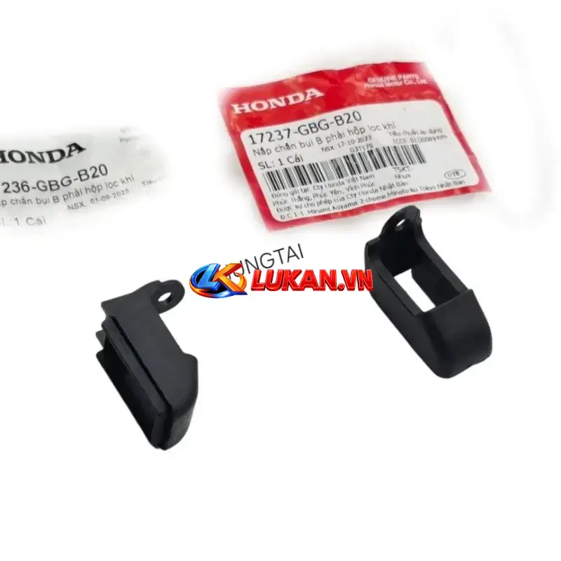 Cặp nắp nhựa, lỗ thông gió bao tử DREAM, WAVE ALPHA... zin 17236-GBG-B20, 17237-GBG-B20