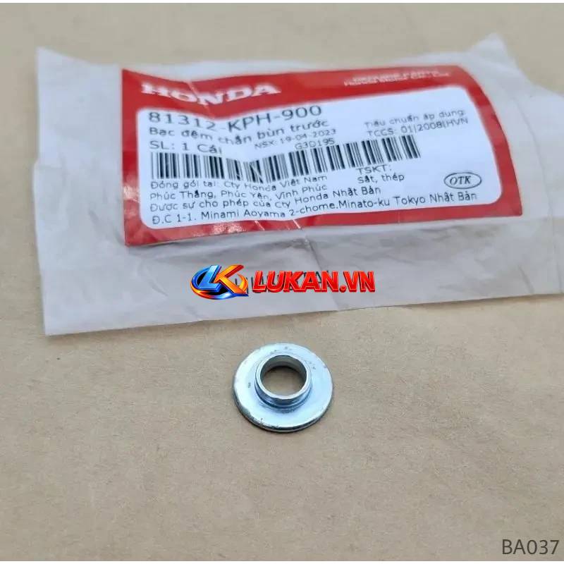 Bạc định vị, khâu dè chắn bùn trước WAVE A, RS, S100, FUTURE 2, NEO 125... zin 81312-KPH-900 - Ảnh 2