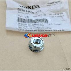 Đai ốc, tán trục cốt gắp, càng WAVE, FUTURE... 10mm zin 90304-K66-V01