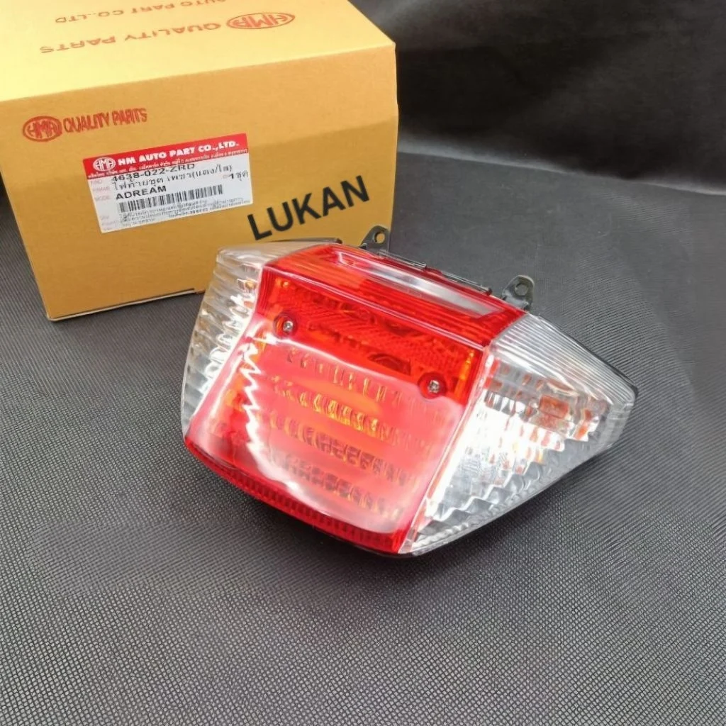 Cụm đuôi đèn hậu, lái trong suốt xe DREAM hàng Thái - Ảnh 2