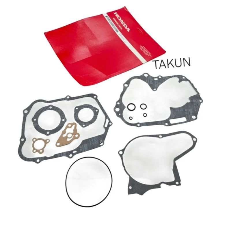 Bộ gioăng, ron lốc máy giữa xe DREAM, WAVE.... Đen zin Honda - Ảnh 3
