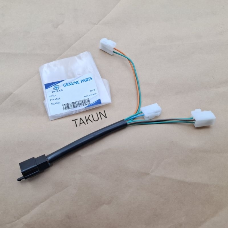 Dây điện đuôi đèn hậu, lái stop WAVE A, RS, S100, RSX... giắc xi nhan - Ảnh 2