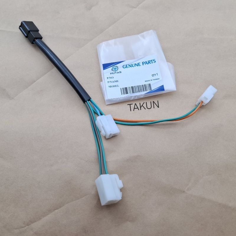 Dây điện đuôi đèn hậu, lái stop WAVE A, RS, S100, RSX... giắc xi nhan - Ảnh 3