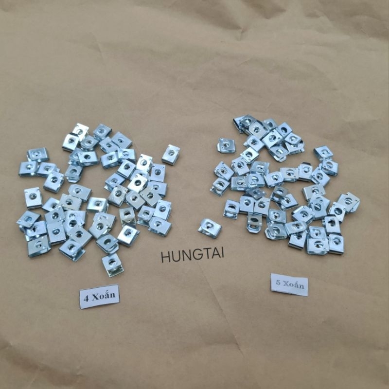Pass kẹp vỏ nhựa dàn áo xe WAVE, FUTURE.... ren xoắn 4, 5li - Ảnh 2