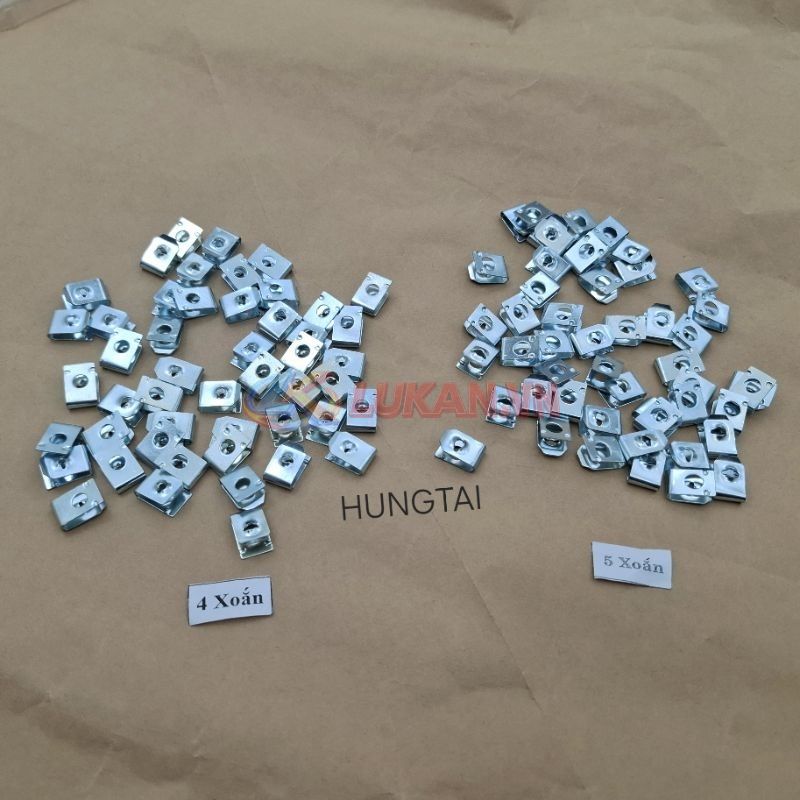 Pass kẹp vỏ nhựa dàn áo xe WAVE, FUTURE.... ren xoắn 4, 5li - Ảnh 3