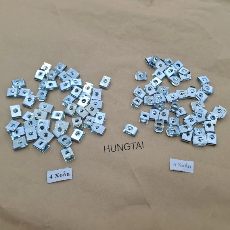 Pass kẹp vỏ nhựa dàn áo xe WAVE, FUTURE.... ren xoắn 4, 5li - Ảnh 4