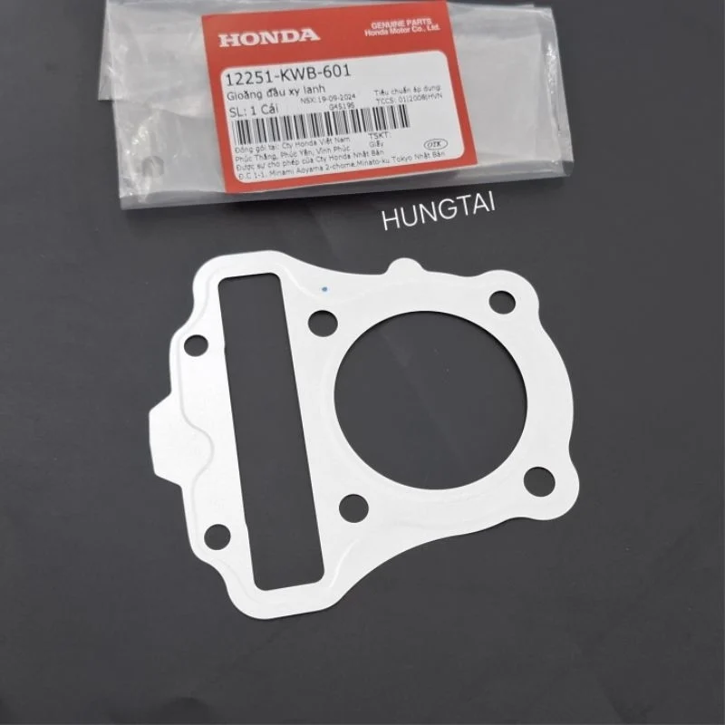 Gioăng, ron đầu bò quylat WAVE S110, RSX, BLADE, A110... trắng zin Honda 12251-KWB-601 - Ảnh 4