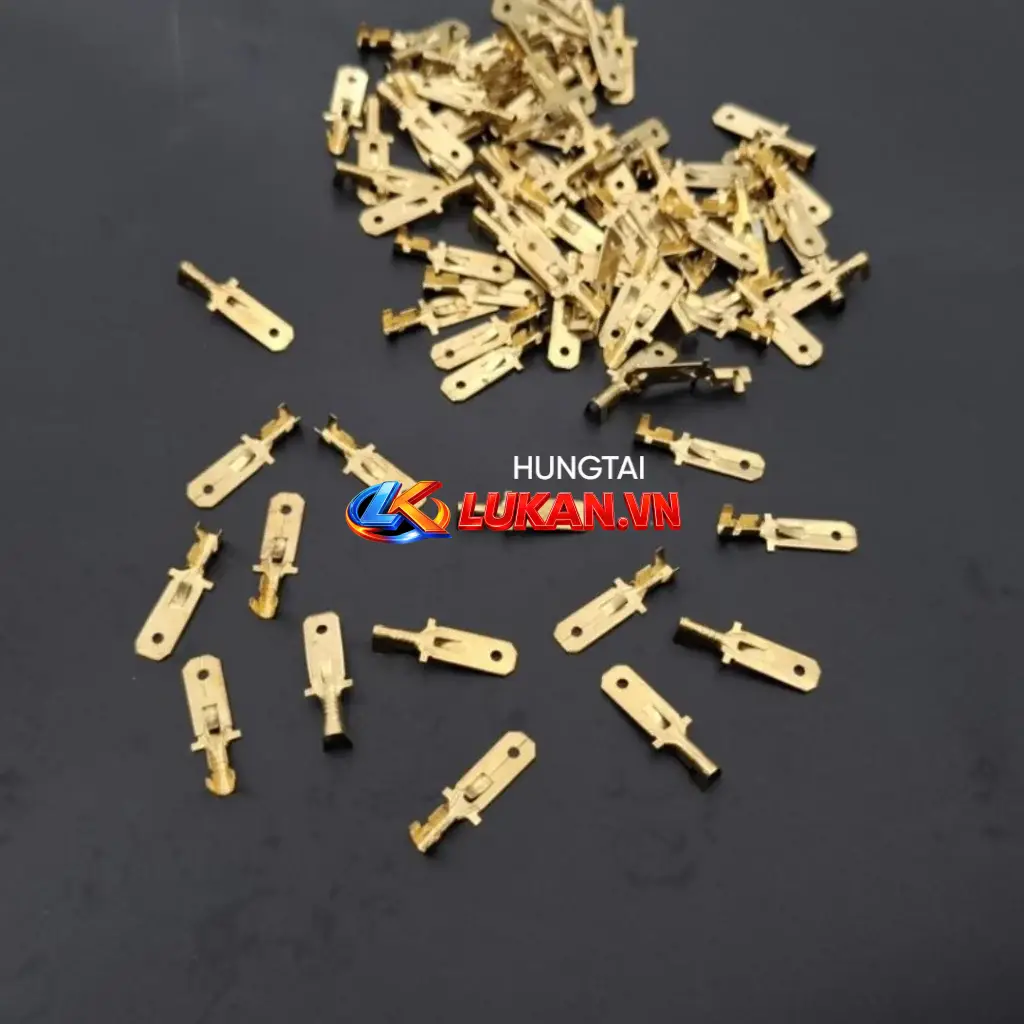 10 Đầu bấm cos giắc cắm nhựa DREAM, WAVE, FUTURE.... dẹp trong dây điện