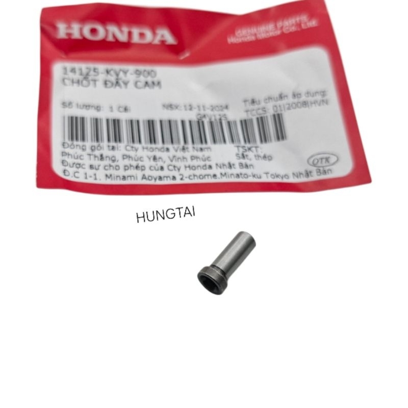 Chốt đẩy cam, heo số WAVE S110, RSX, BLADE, A110... zin 14125-KVY-900