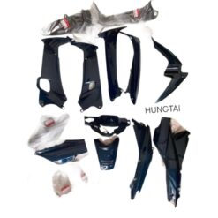 Bộ nhựa dàn áo, vỏ xe WAVE Thái 110 Xanh nhớt, hàng thay thế