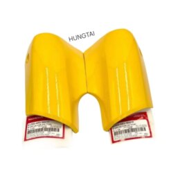 Cặp nhựa ốp vai, võ phuộc trước WAVE ALPHA đời đầu Vàng zin Honda 61200-KEV-900YE, 61400-KEV-900YF