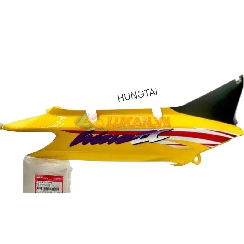 Cặp nhựa ốp vỏ thân sườn WAVE ALPHA đời đầu Vàng zin Honda - Ảnh 2