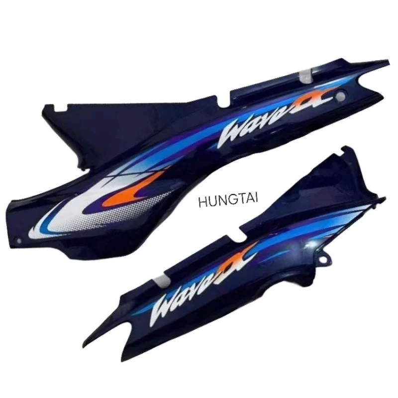 Cặp nhựa ốp vỏ thân sườn WAVE ALPHA đời đầu Xanh mực zin Honda
