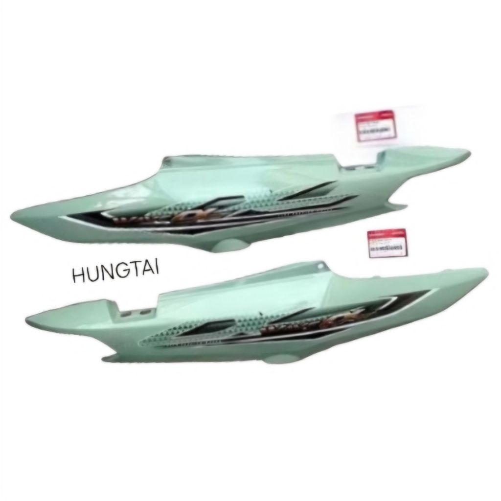 Cặp nhựa ốp vỏ thân sườn, áo WAVE A, ALPHA 110.... Xanh nhạt zin