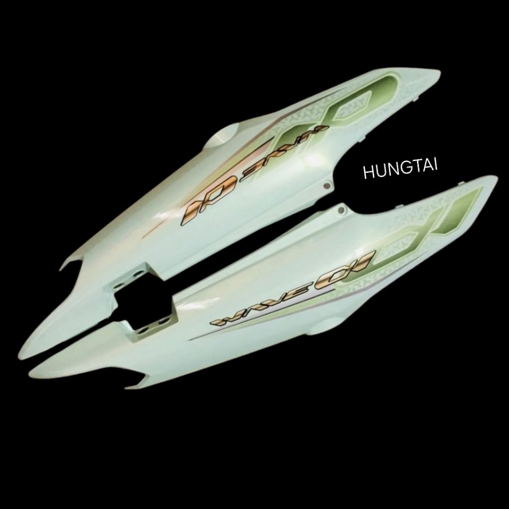 Cặp nhựa ốp vỏ thân sườn, áo WAVE A, ALPHA 110.... Xanh nhạt zin - Ảnh 3