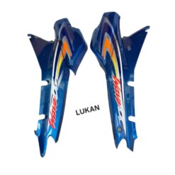 Cặp nhựa ốp vỏ thân sườn WAVE ALPHA đời đầu Xanh ngọc zin Honda