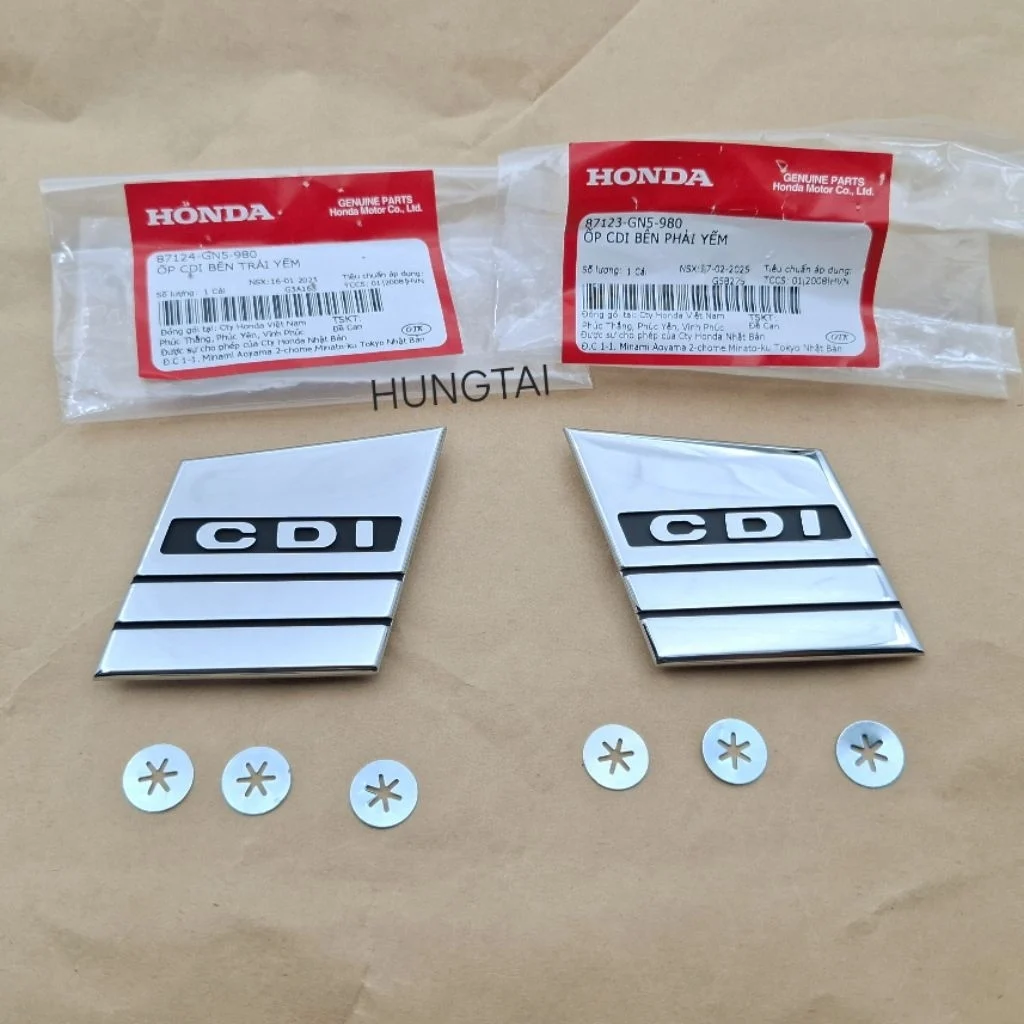 Cặp CDI xi trắng gắn cao su lưỡi trâu yếm Super DREAM zin Honda 87123-GN5-980, 87124-GN5-980 - Ảnh 3