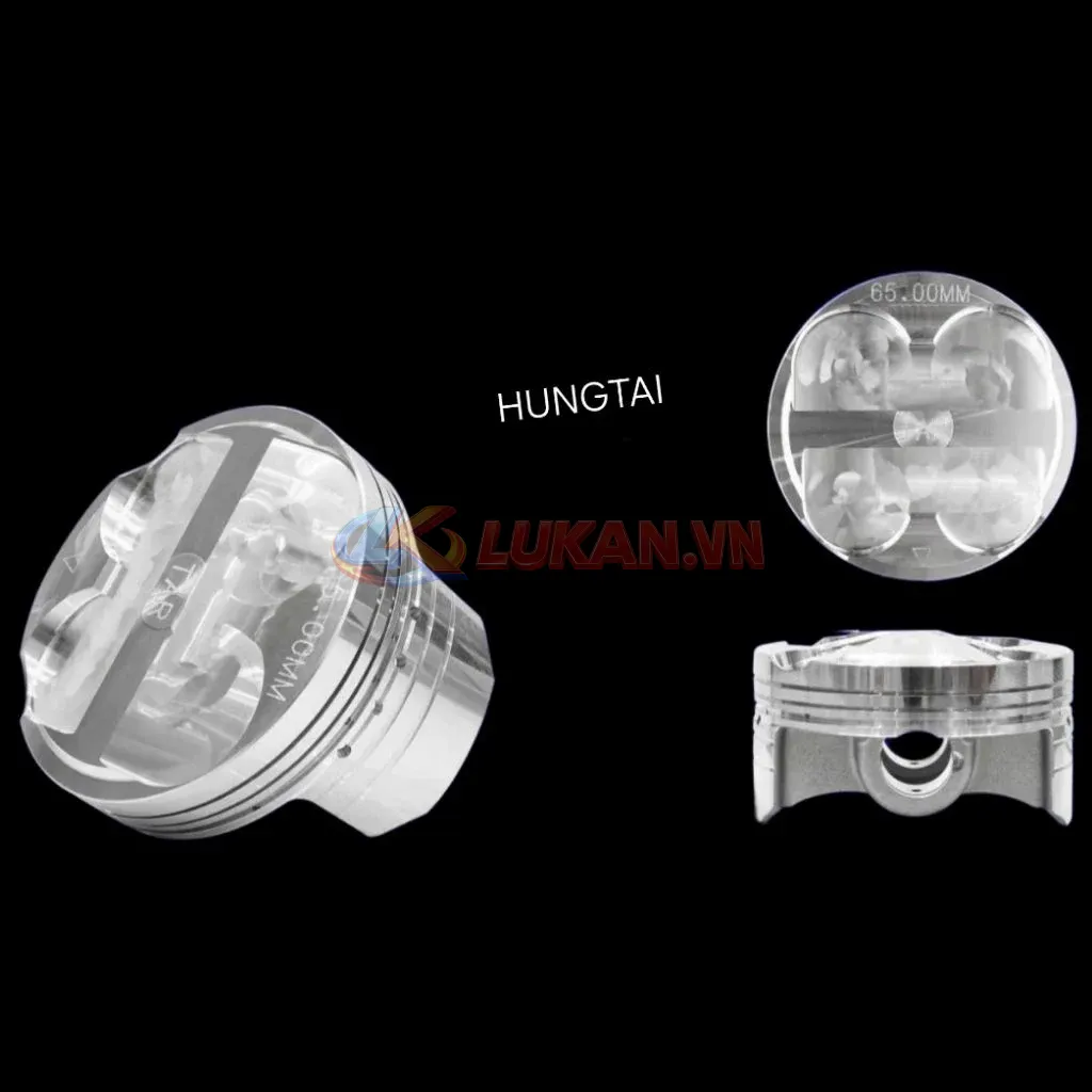 Trái piston 65mm xe WINNER, SONIC 150... bạc ắc móc sẵn - Ảnh 2