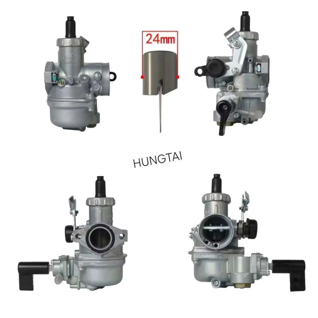 Bình xăng con, chế hòa khí 150, 175cc DREAM, WAVE, CUB.... trái ga 24, 28mm - Ảnh 2