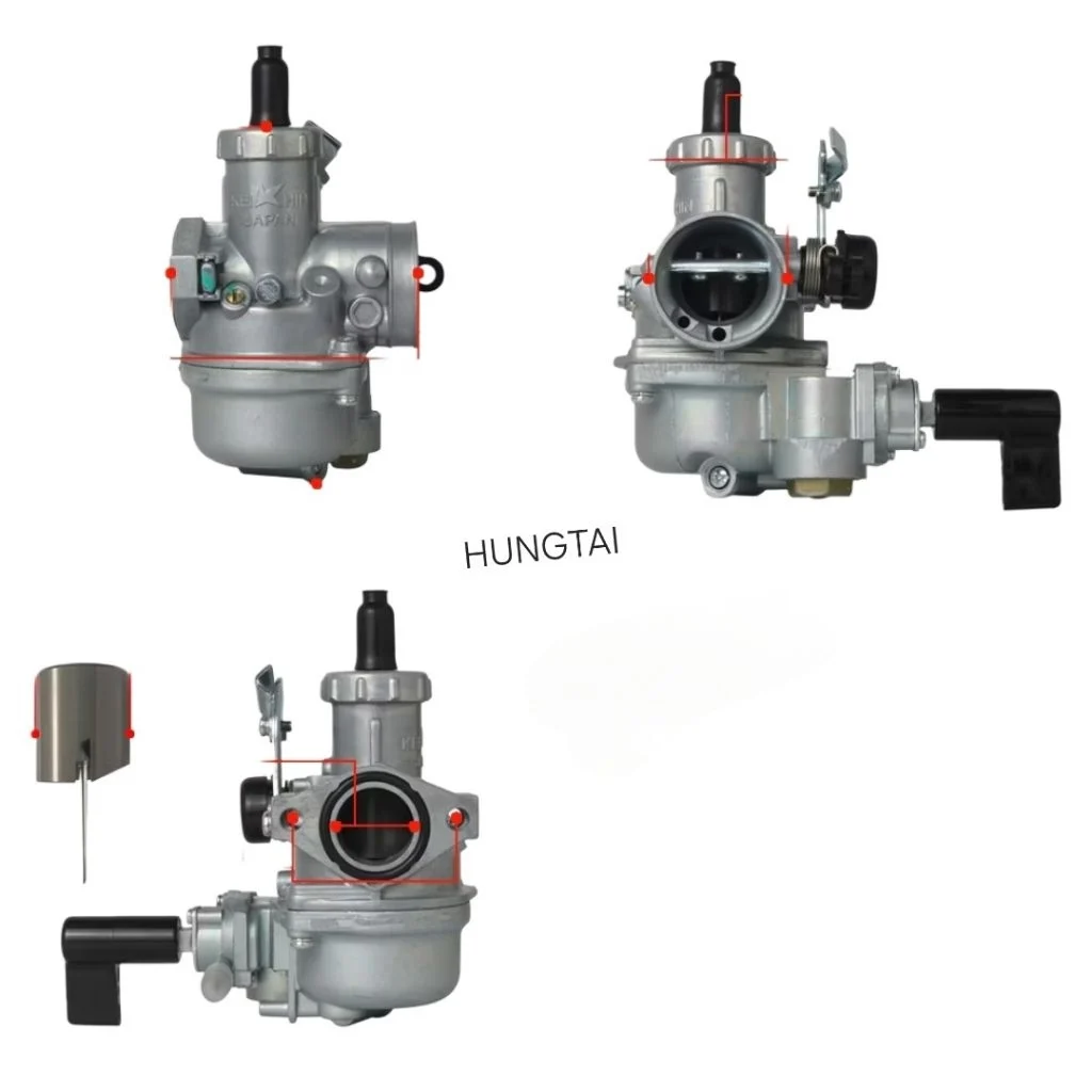 Bình xăng con, chế hòa khí 150, 175cc DREAM, WAVE, CUB.... trái ga 24, 28mm - Ảnh 4