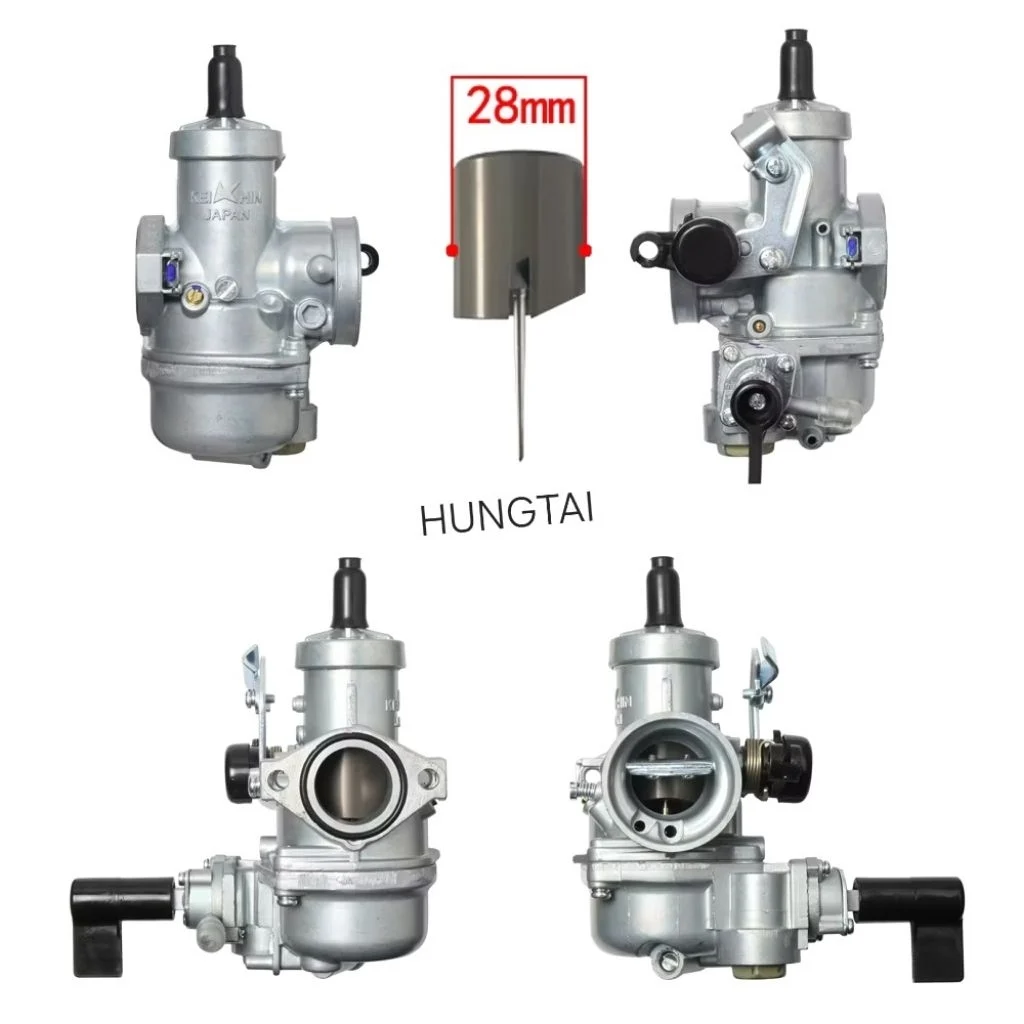 Bình xăng con, chế hòa khí 150, 175cc DREAM, WAVE, CUB.... trái ga 24, 28mm - Ảnh 5