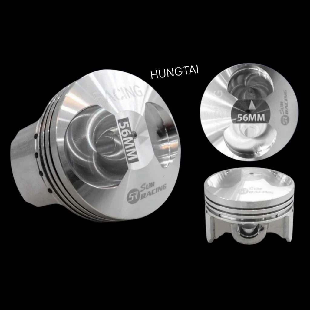 Trái piston 56mm xe DREAM, WAVE, FUTURE.... luôn bạc ắc - Ảnh 3