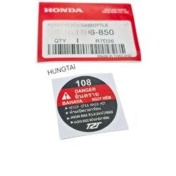 Tem thông số nắp đậy két nước xe WINNER, SONIC, CBR 150.... 19046-KVB-902