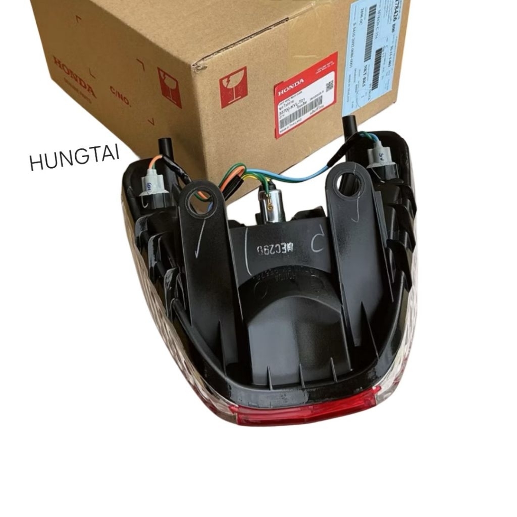 Cụm đuôi đèn hậu, lái stop FUTURE NEO, X, WAVE 125... zin Honda Thái - Ảnh 2