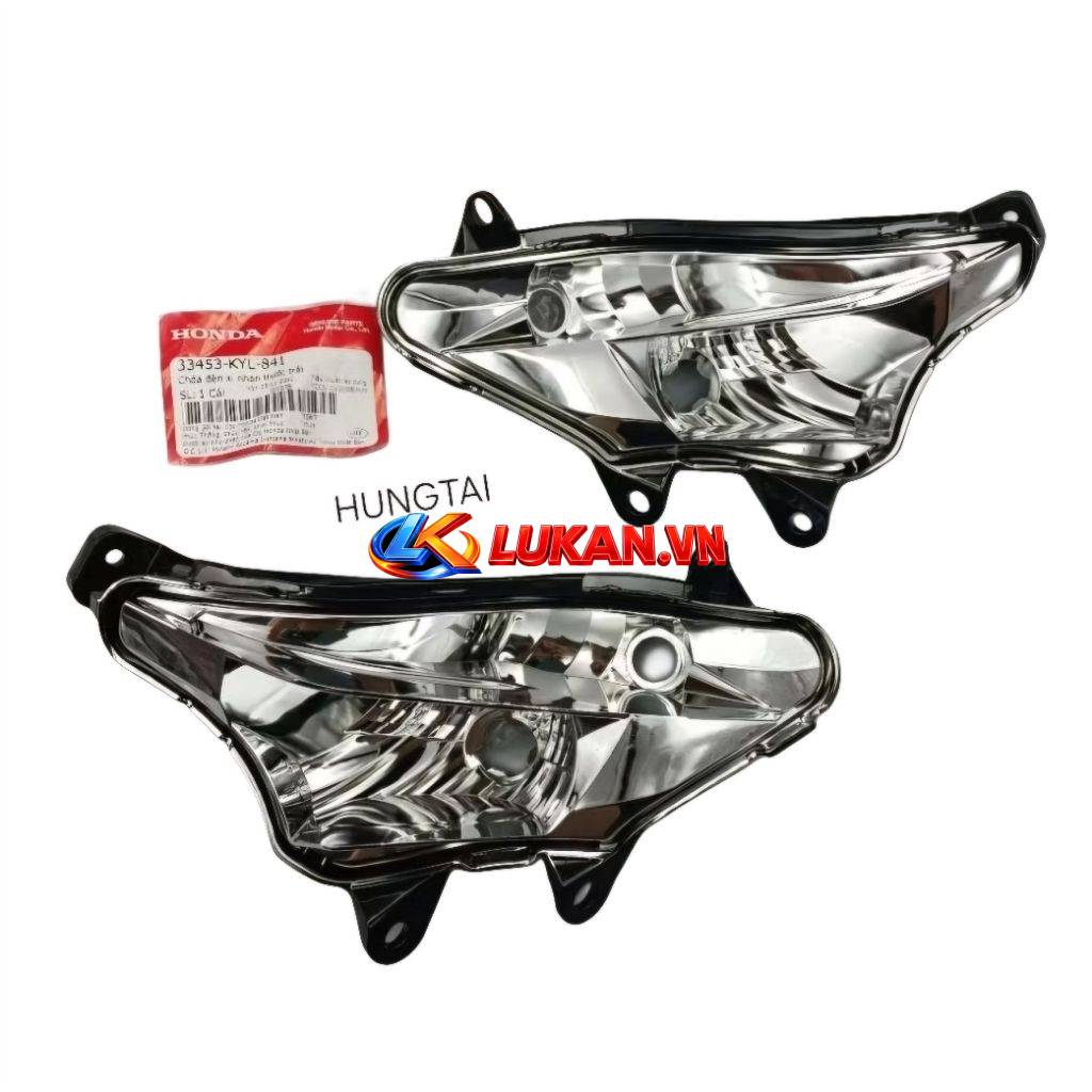 Cặp chóa trong, đế đèn xi nhan trước FUTURE X 125... demi zin Honda 33453-KYL-841