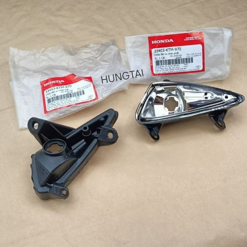 Cặp đế đèn, chóa trong xi nhan trước FUTURE NEO 125... zin Honda 33453-KTM-970, 33403-KTM-970 - Ảnh 3