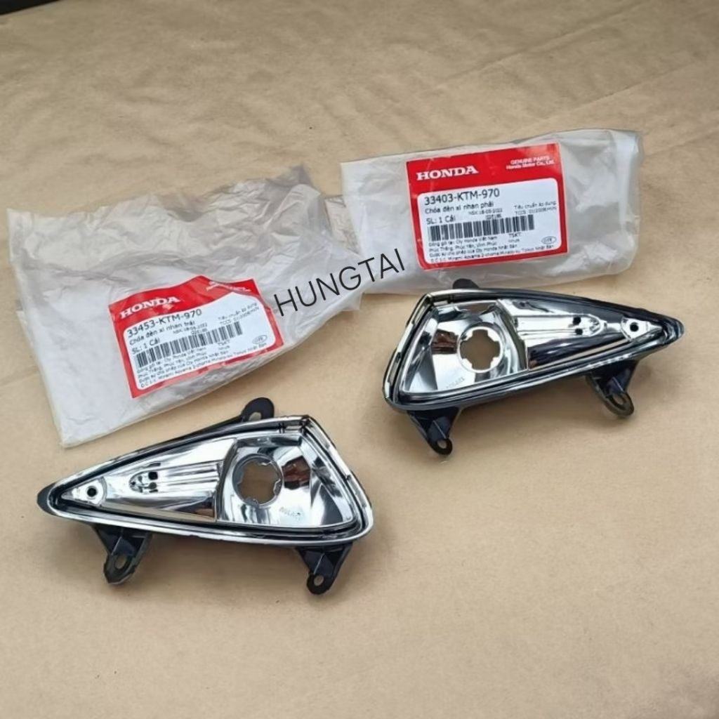 Cặp đế đèn, chóa trong xi nhan trước FUTURE NEO 125... zin Honda 33453-KTM-970, 33403-KTM-970 - Ảnh 2