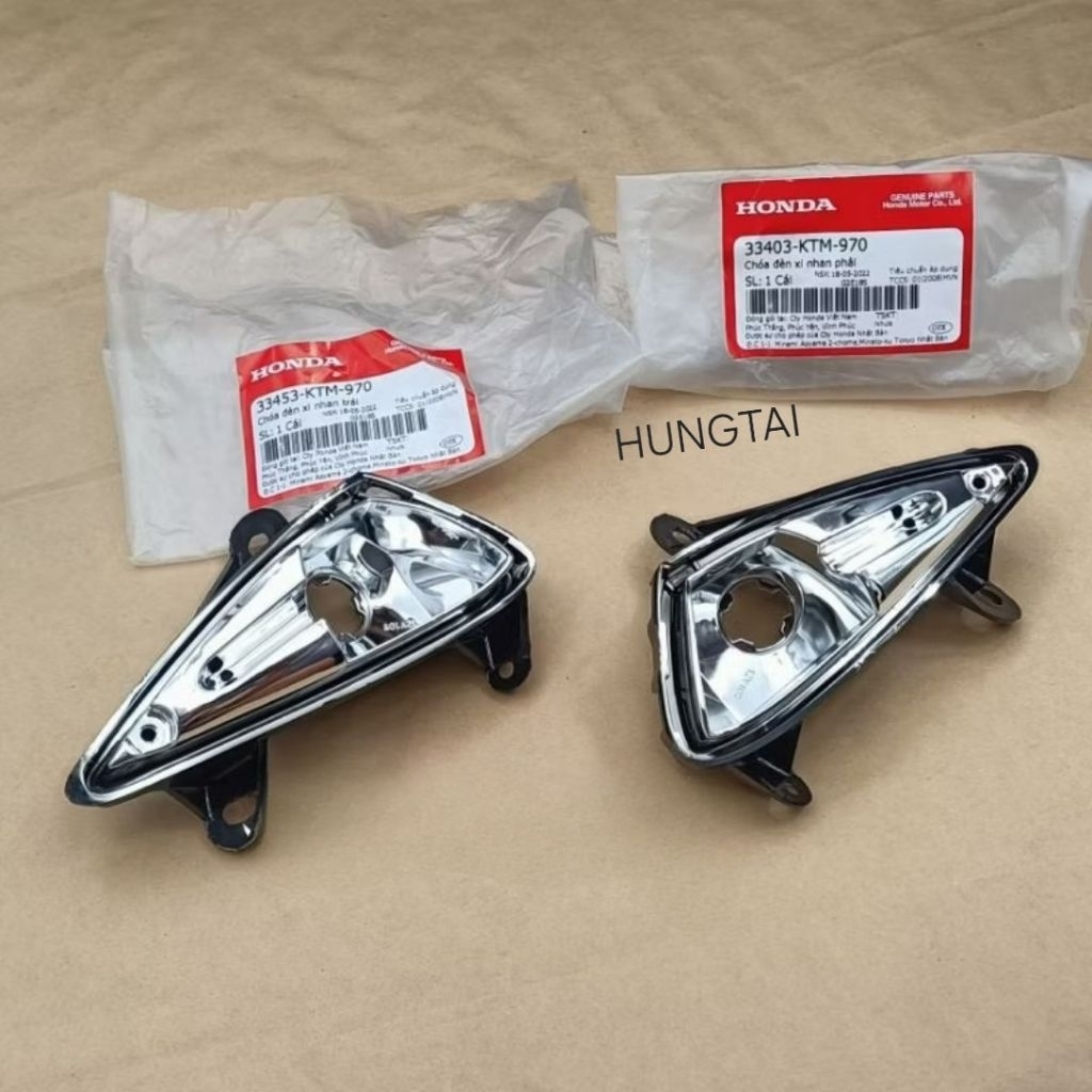 Cặp đế đèn, chóa trong xi nhan trước FUTURE NEO 125... zin Honda 33453-KTM-970, 33403-KTM-970 - Ảnh 4