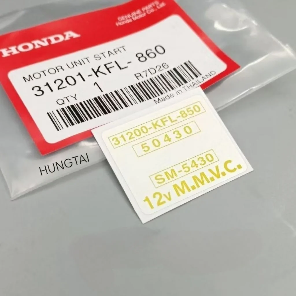 Tem thông số củ motor đề khởi động xe FUTURE 1 đời đầu zin 31200-KFL-850 - Ảnh 3